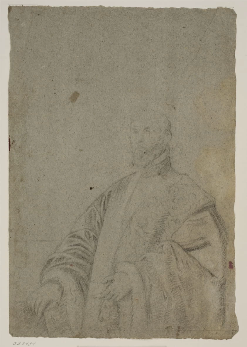 Francesco Bassano-153-Studio per il ritratto di un senatore - Statens Museum for Kunst